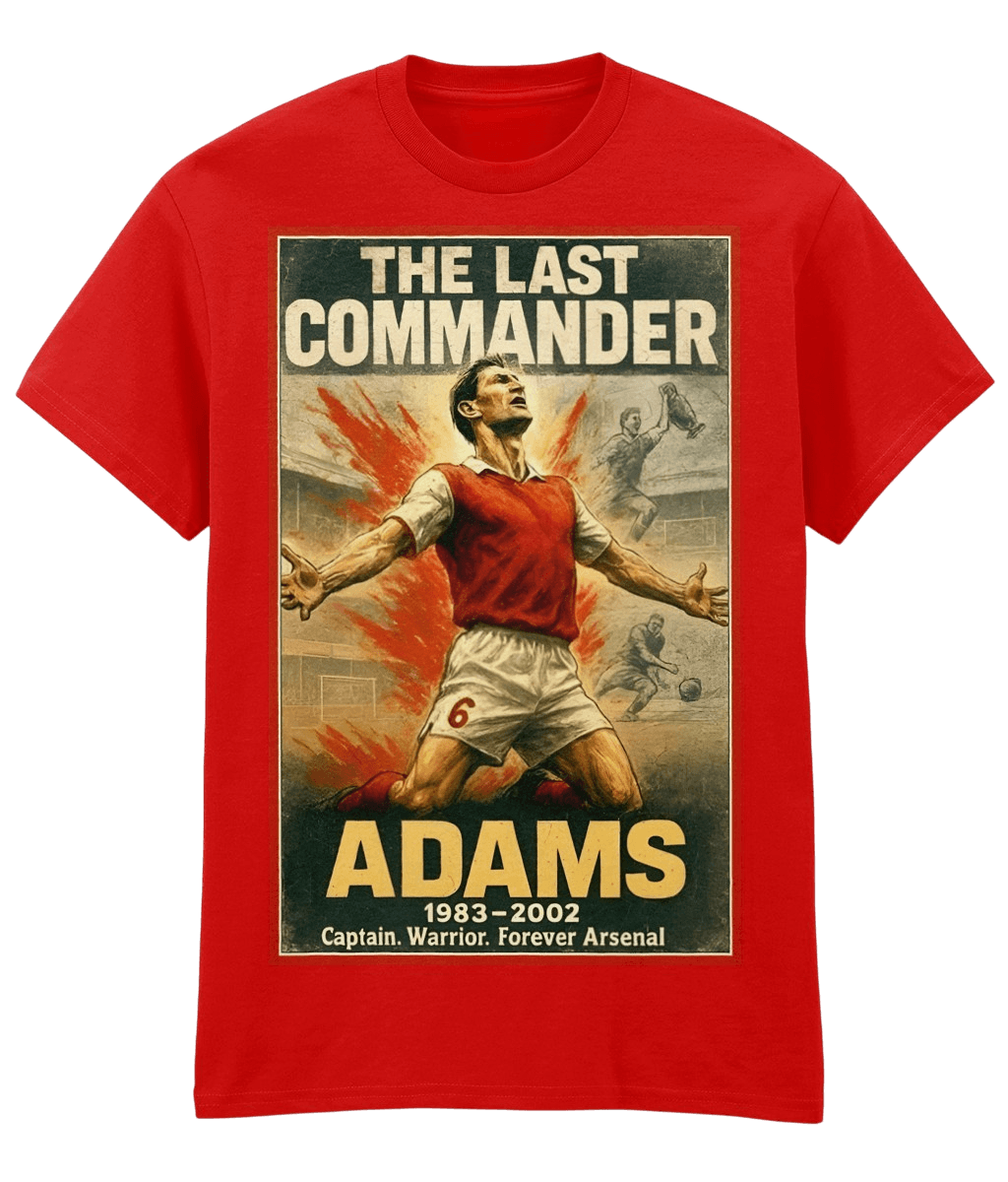 ADAMS The Last Commander AFC Red Fanart T-shirt