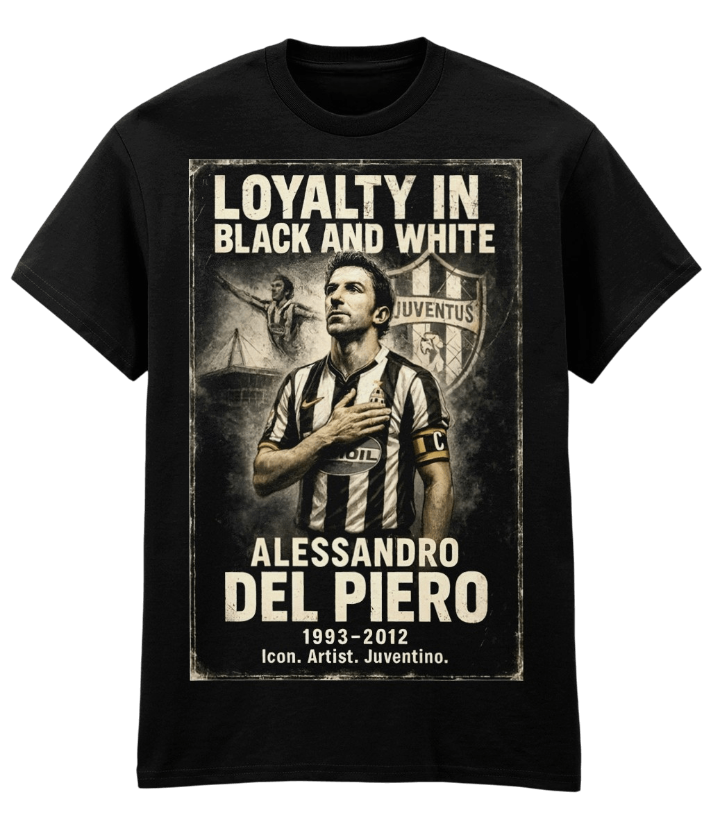 Alessandro Del Piero Loyalty In Fanart Player T-shirt