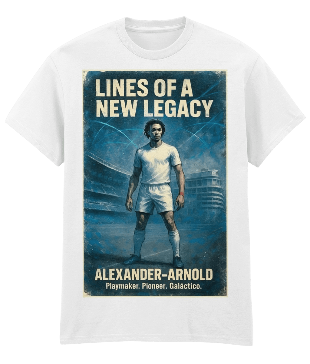 Alexander Arnold Lines Of A New Legacy White Fanart T-shirt