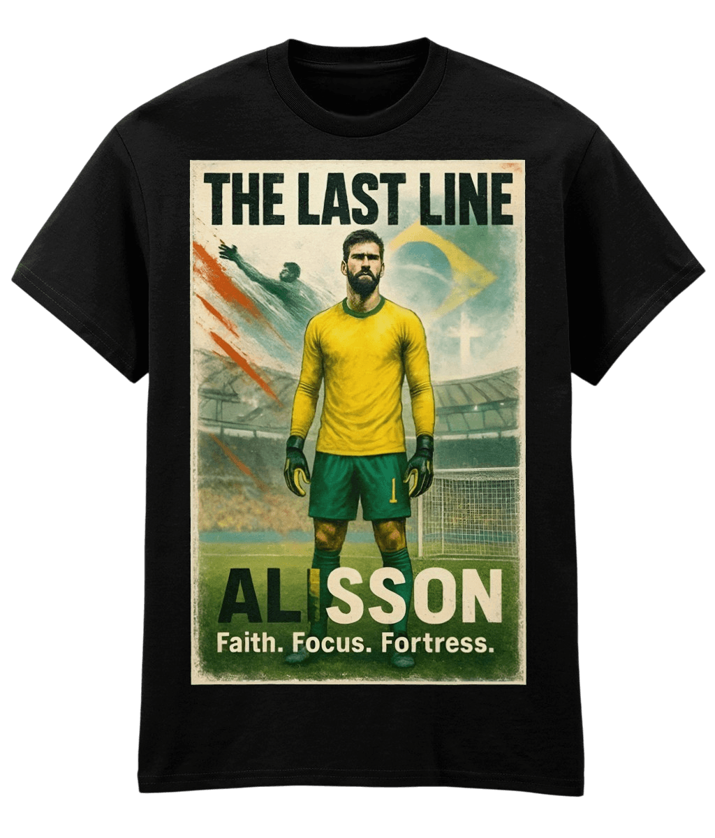 Alisson Becker The Last Line T-Shirt Brazil Fanart