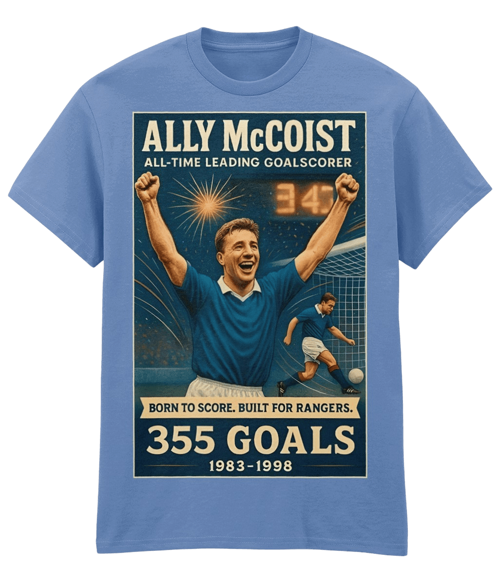 Ally McCoist All time Blue Fanart T-shirt
