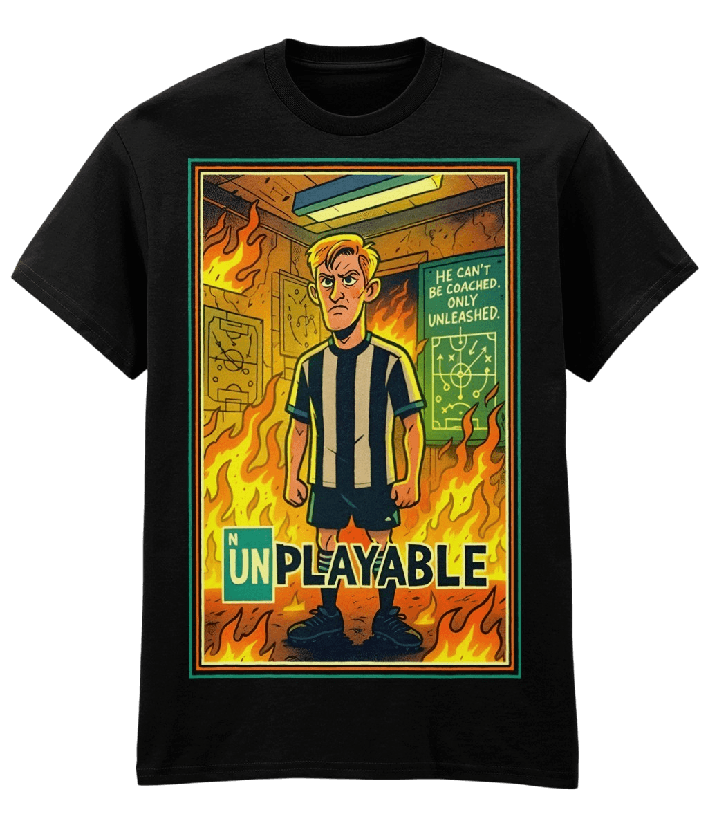 Antony Gordon UNPLAYABLE Black Fanart T-shirt