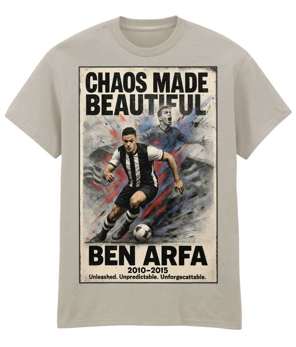 BEN ARFA Chaos Made Beautiful White Fanart T-shirt