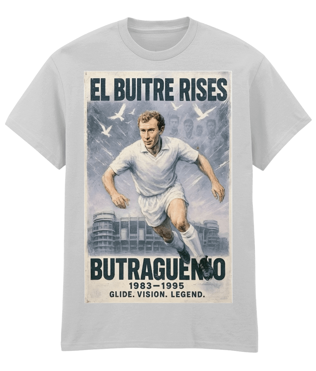 Emilio Butragueño El Buitre Rises White Fanart T-shirt