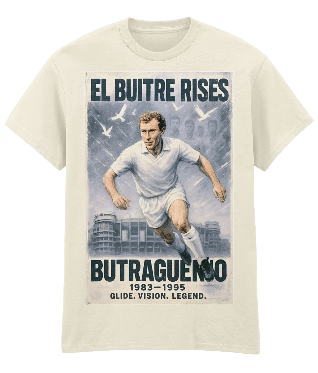 Emilio Butragueño El Buitre Rises White Fanart T-shirt