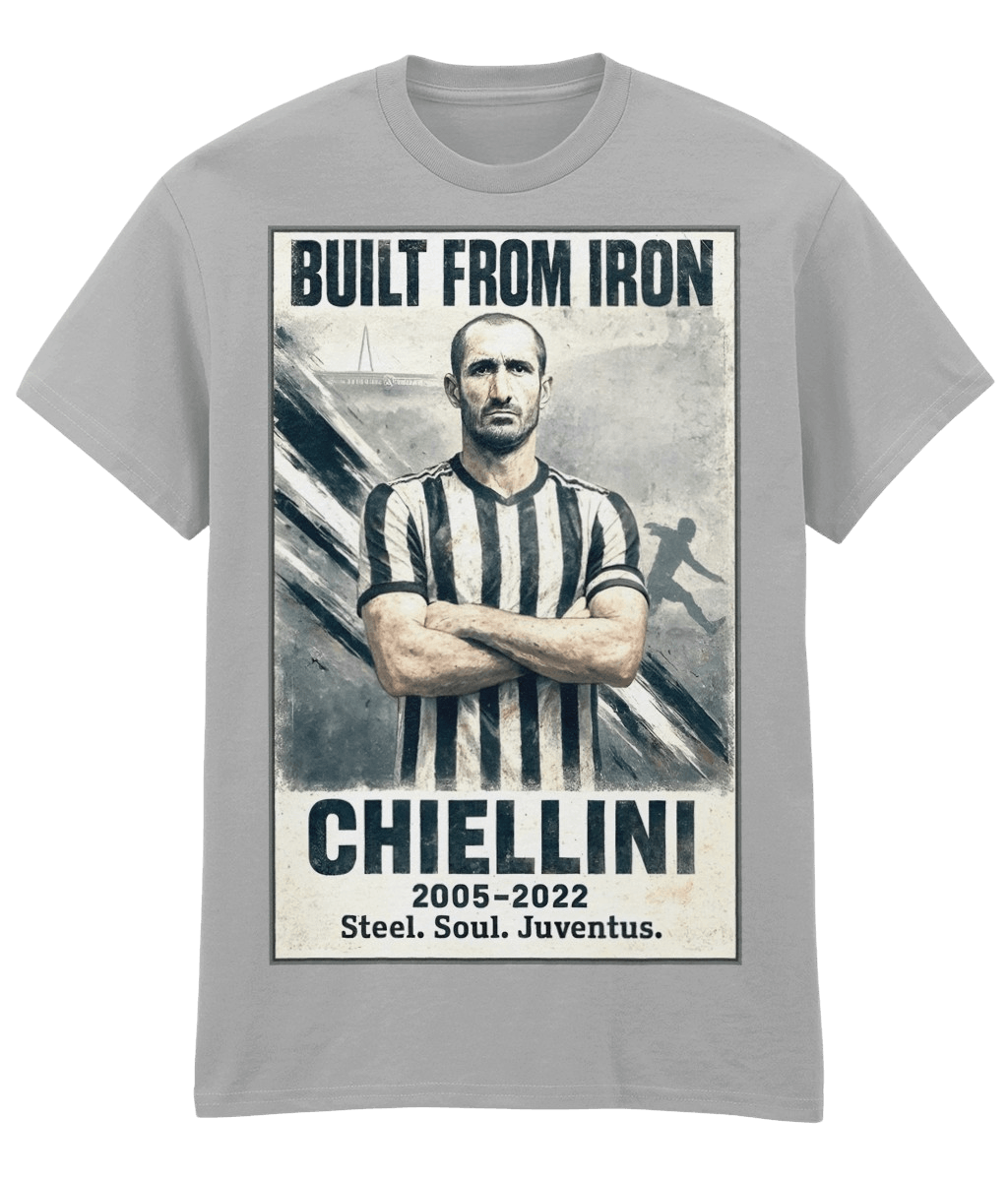 CHIELLINI Built From Iron Grey Fanart T-shirt
