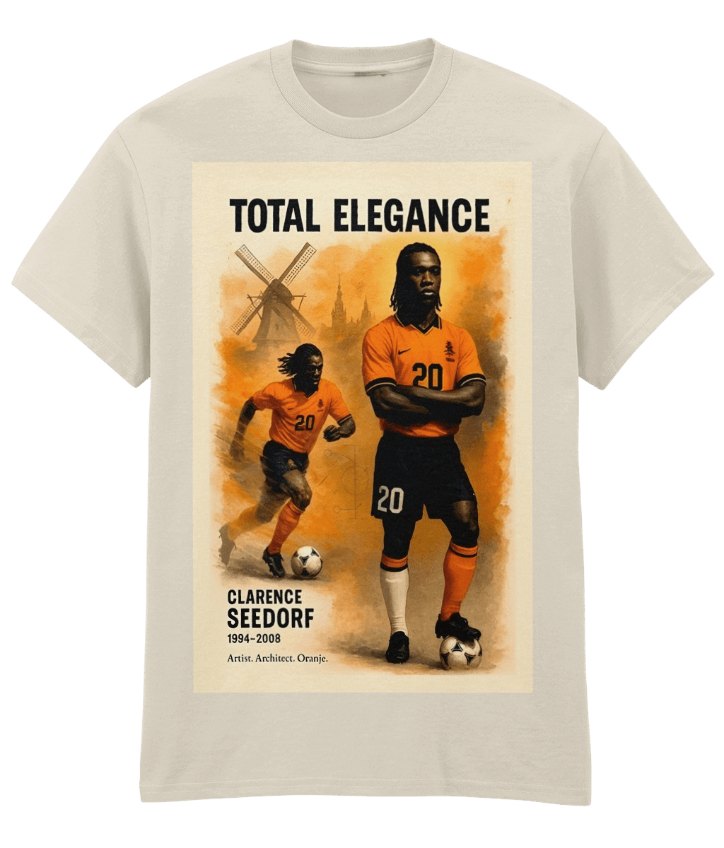 Clarence Seedorf Total Elegance White Fanart T-shirt
