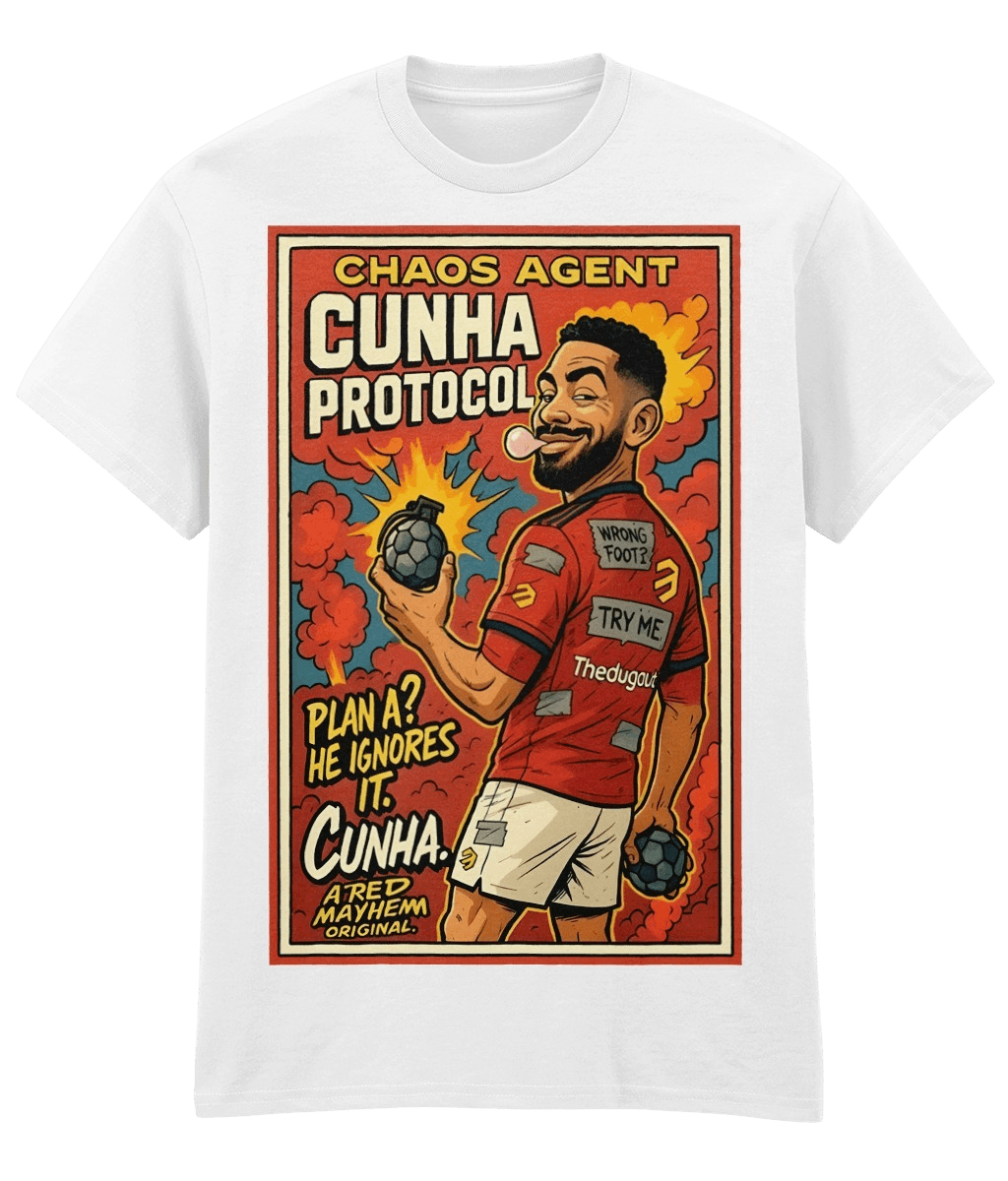 CUNHA Protocol Cartoon White Fanart T-shirt