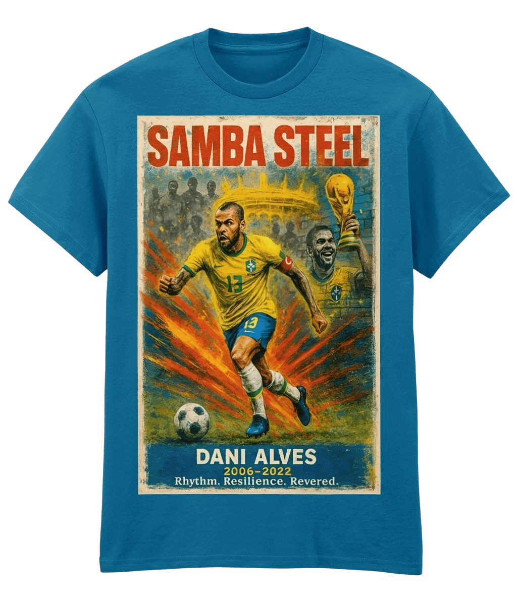 Dani Alves Samba Steel Fanart T-shirt