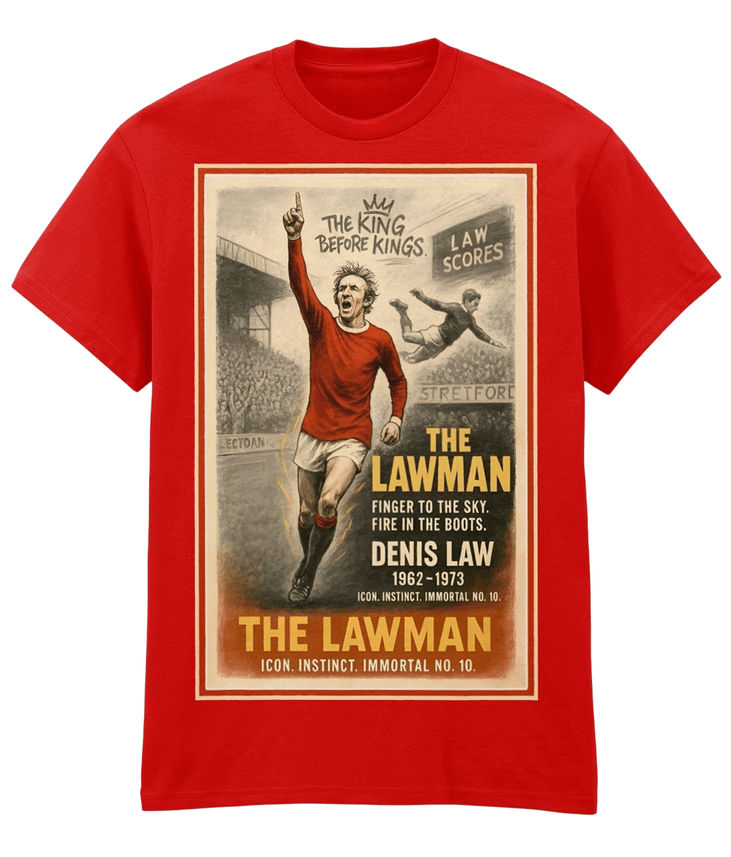 Dennis Law THE LAWMAN Red Fanart T-shirt