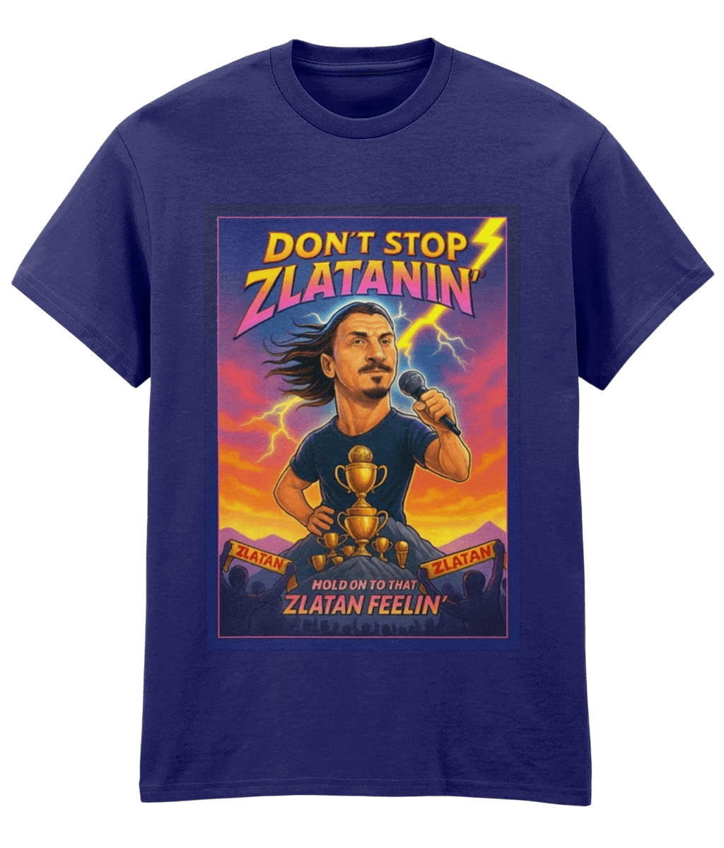 Don't Stop Zlatanin Blue Fanart T-shirt