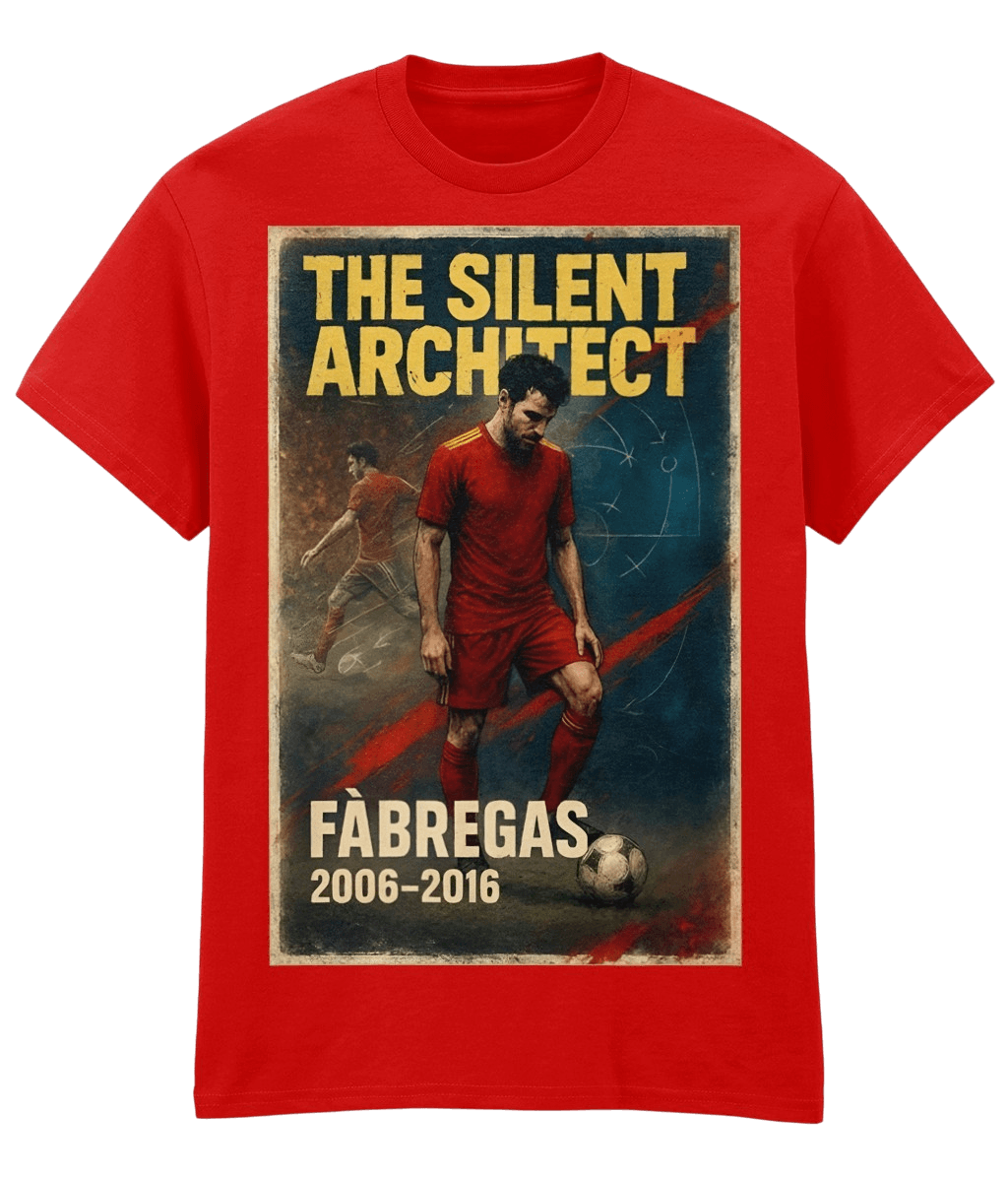 FABREGAS The Silent Architect Red Fanart T-shirt