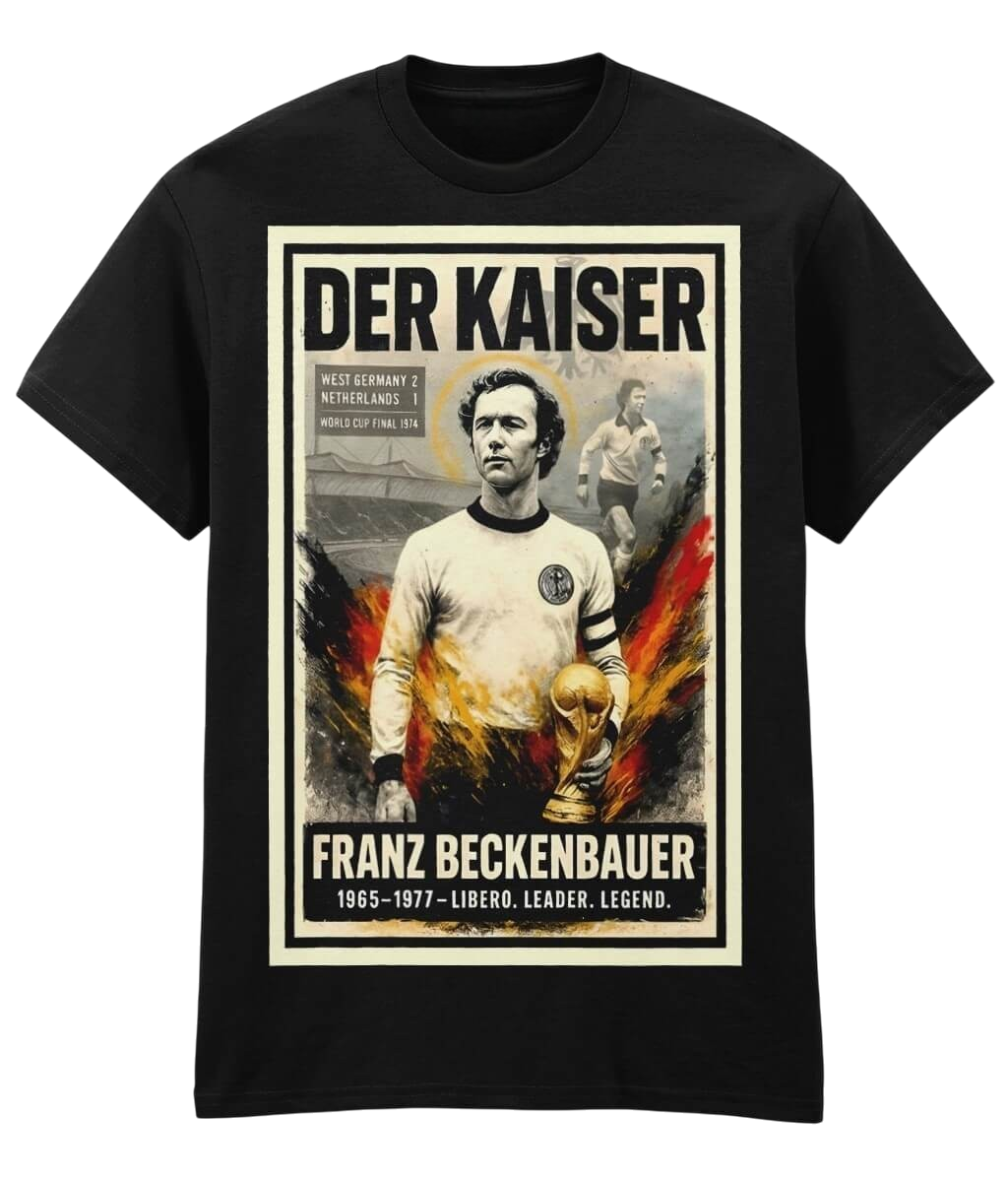 Franz Beckenbauer Der Kaiser Fanart T-shirt