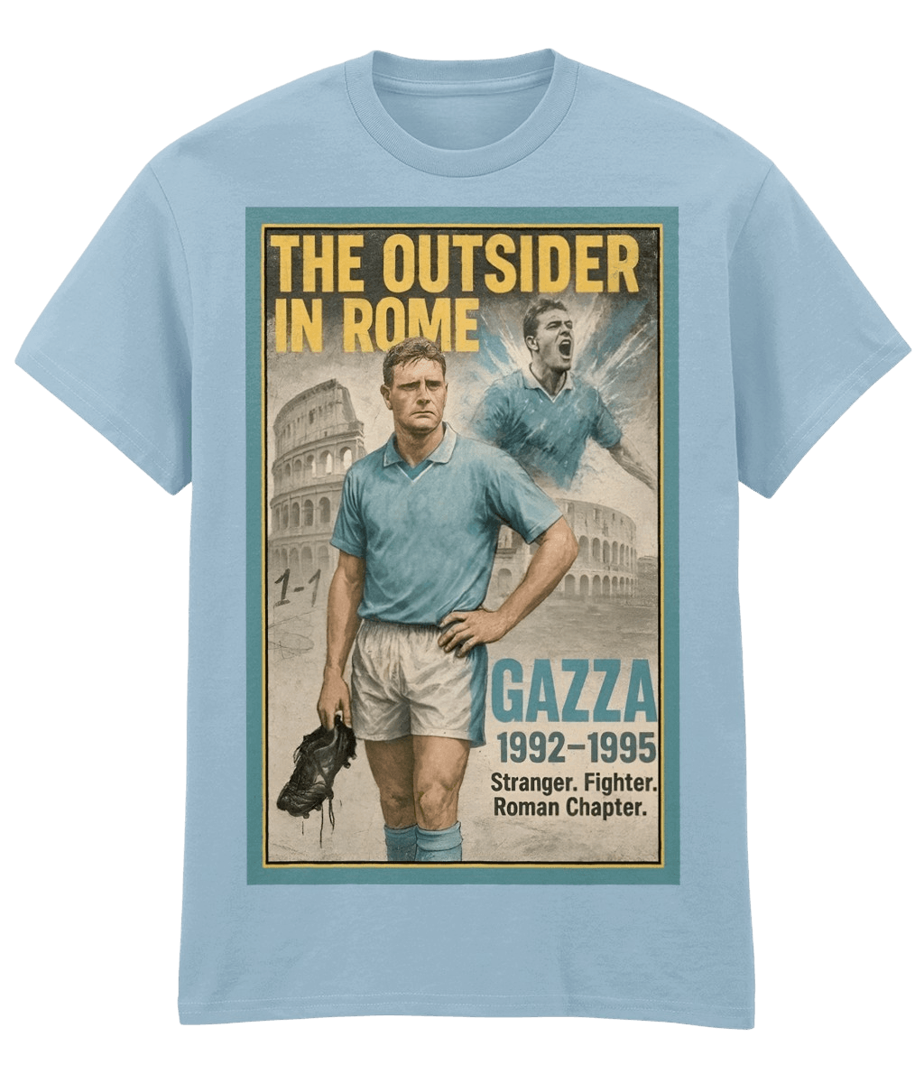 GAZZA The Outsider In Rome Blue Fanart T-shirt