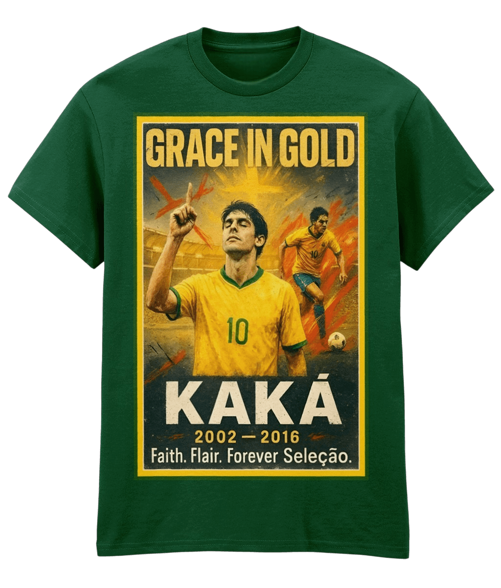 Kaka - Grace In Gold T-shirt Brazil Fanart