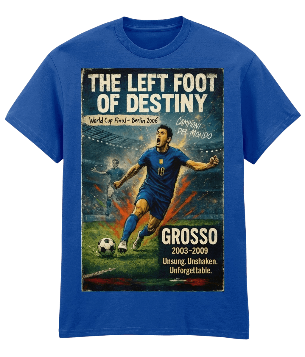 Grosso The Left Foot Of Destiny Blue Fanart T-shirt