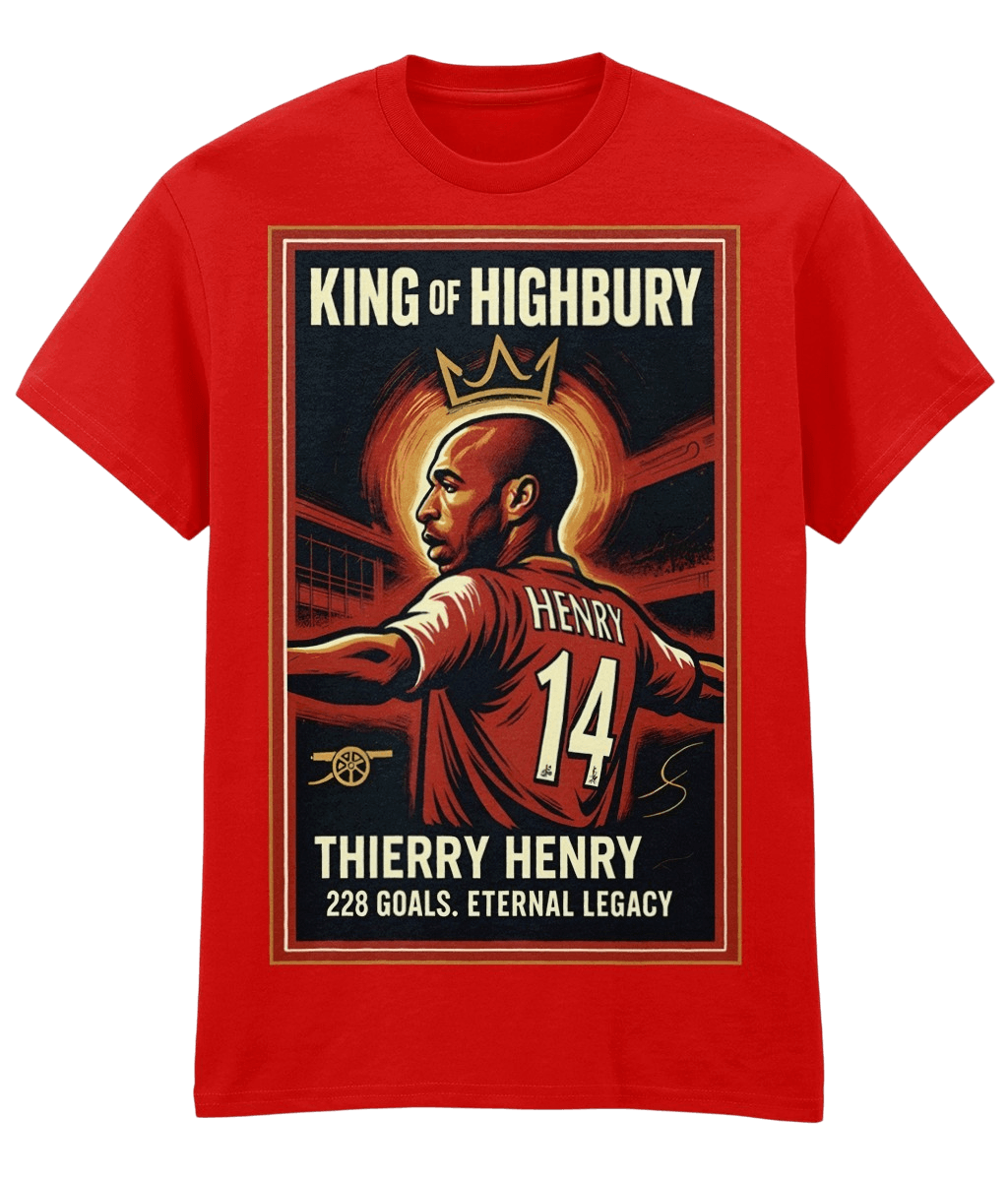 Henry King of Highbury Red Fanart T-shirt