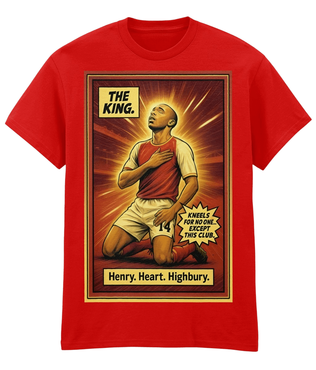 Henry THE KING Cartoon Red Fanart T-shirt