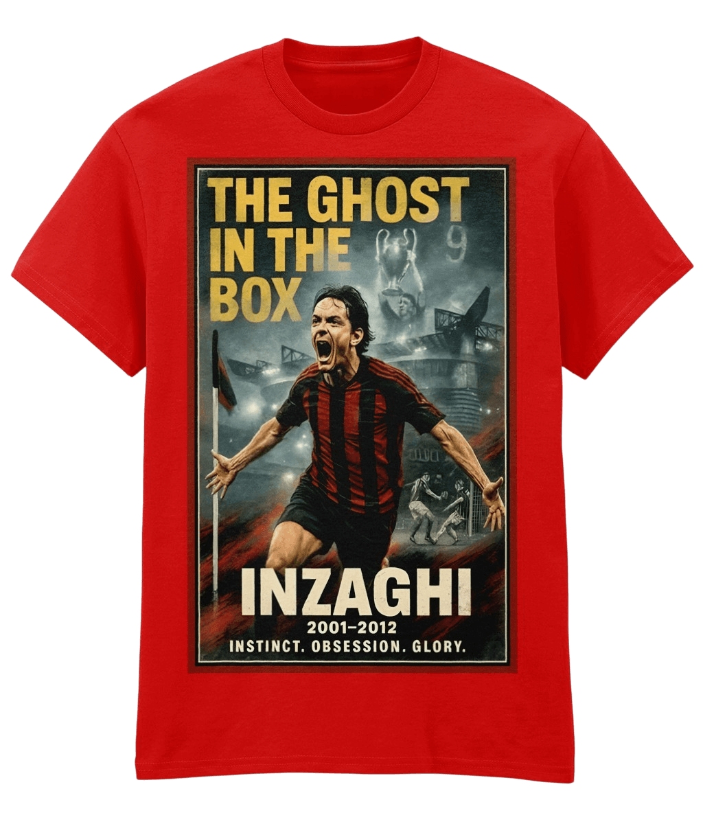 INZAGHI The Ghost In The Box Red Fanart T-shirt