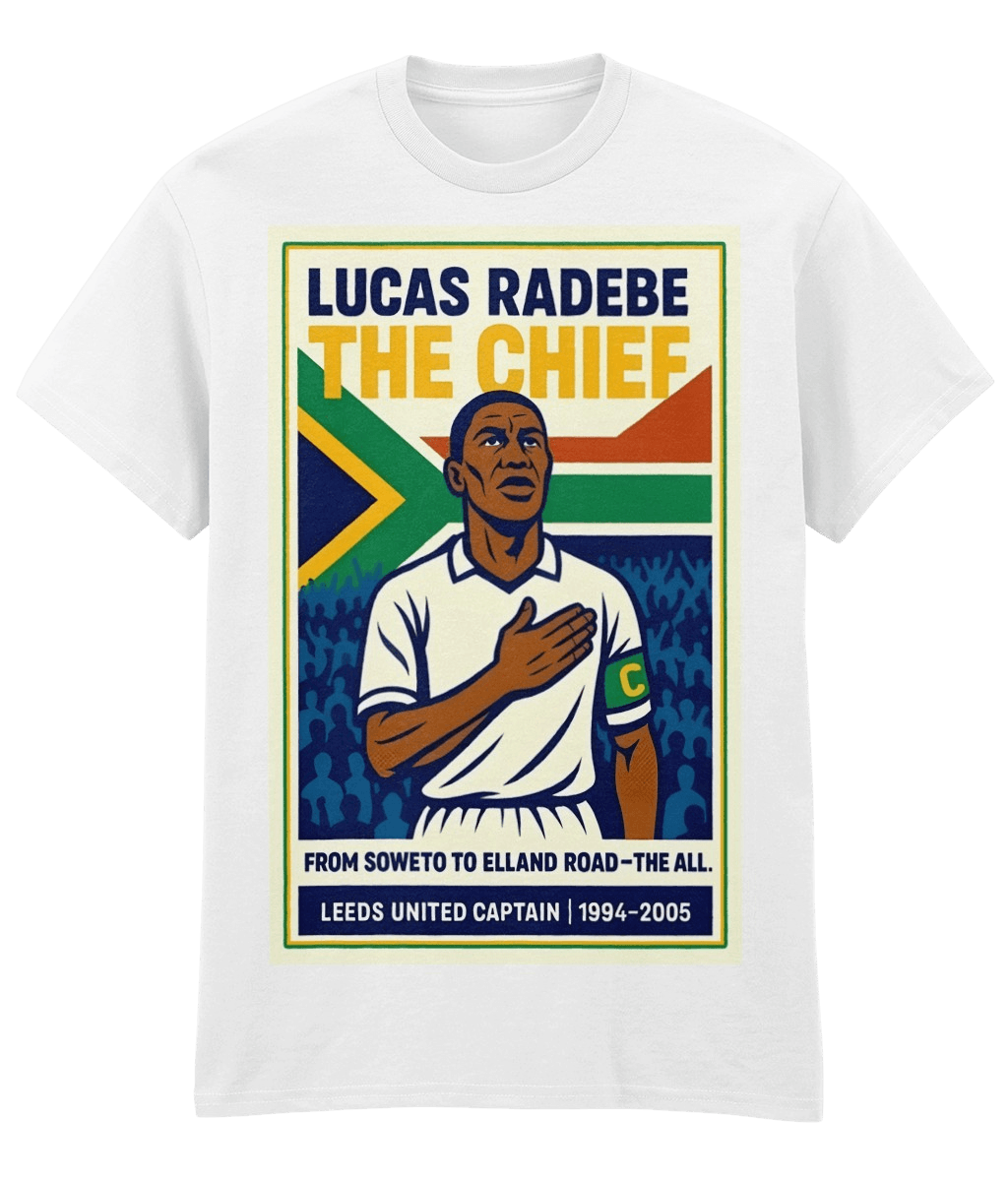 Lucas Radebe THE CHIEF White Fanart T-shirt
