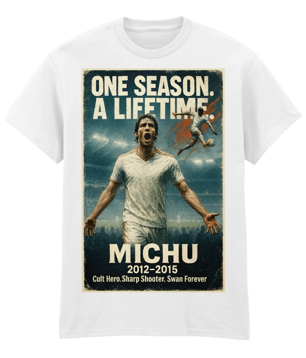 MICHU One Season A Lifetime White Fanart T-shirt