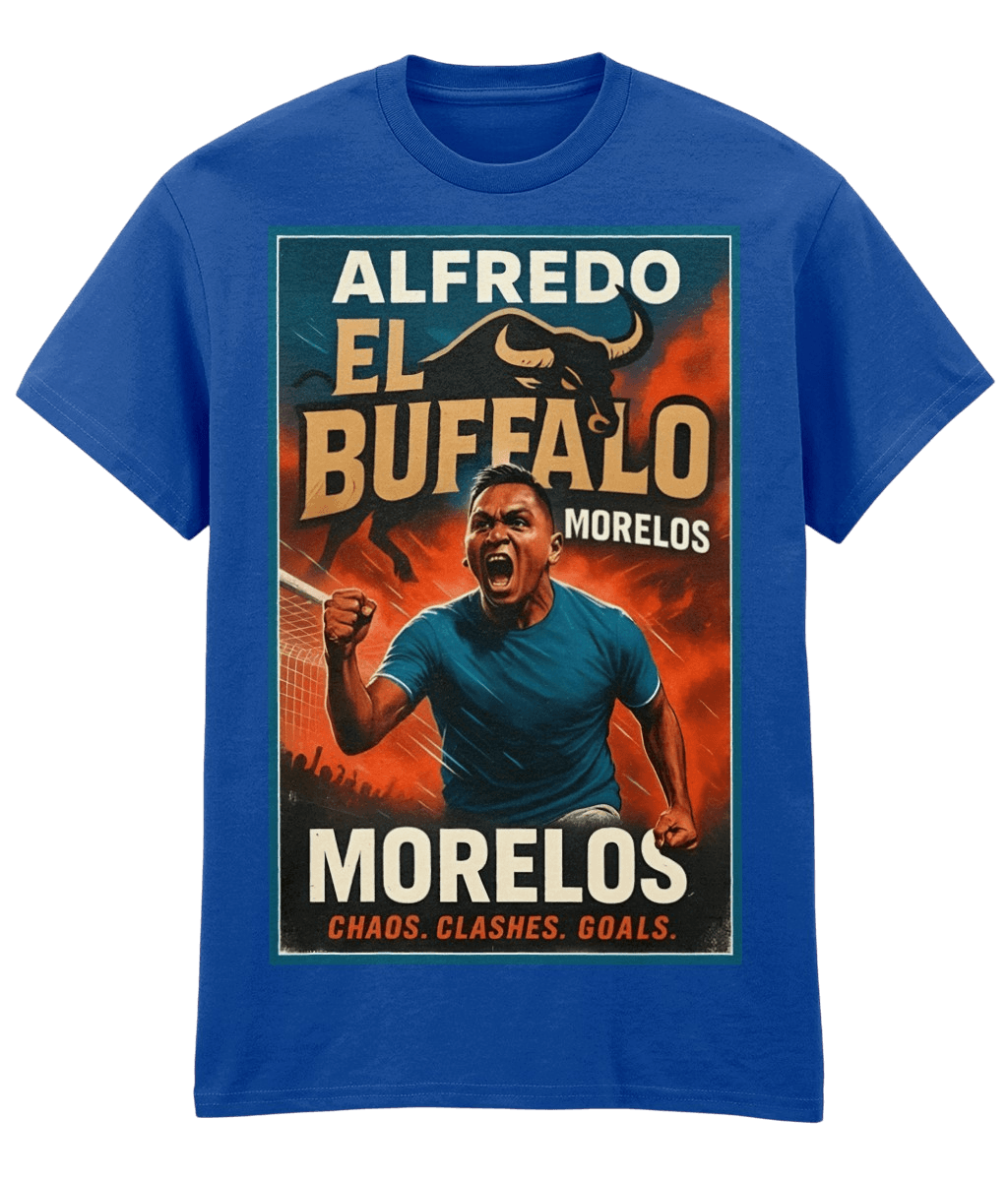 MORELOS El Buffalo Alfredo Blue Fanart T-shirt