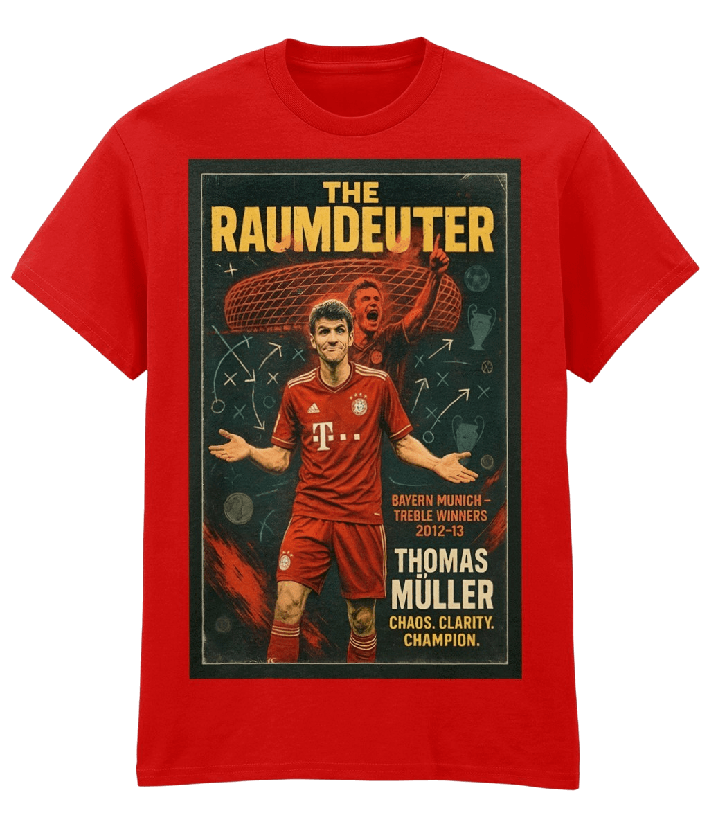 Thomas Muller The Raumdeuter Red Fanart T-shirt