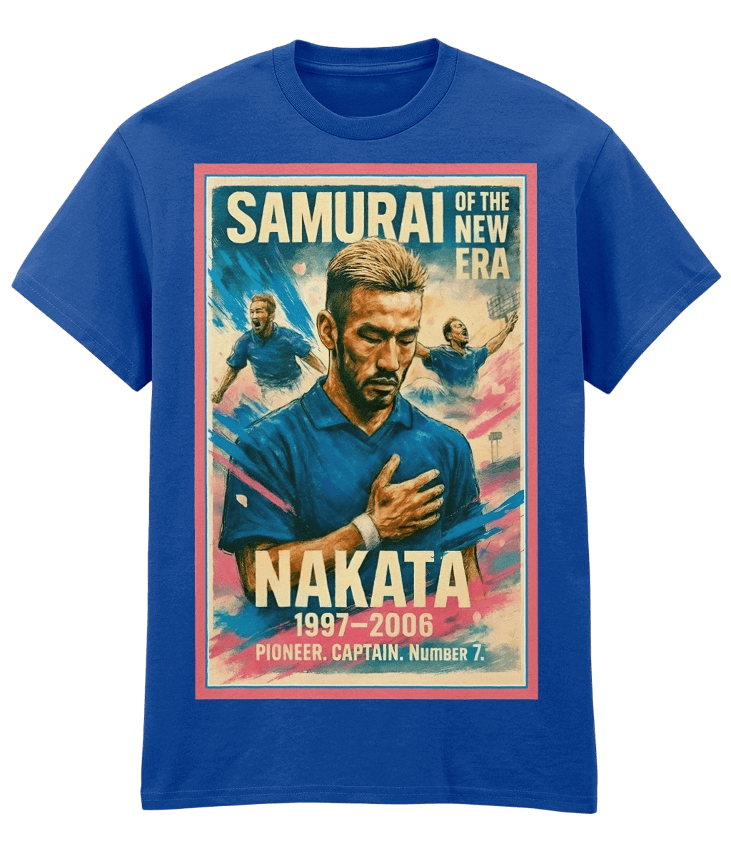 NAKATA Samurai Of The New Era Blue Fanart T-shirt