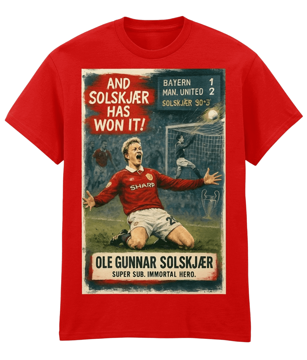 Ole Gunnar Solskjær Has Won It Red Fanart T-shirt