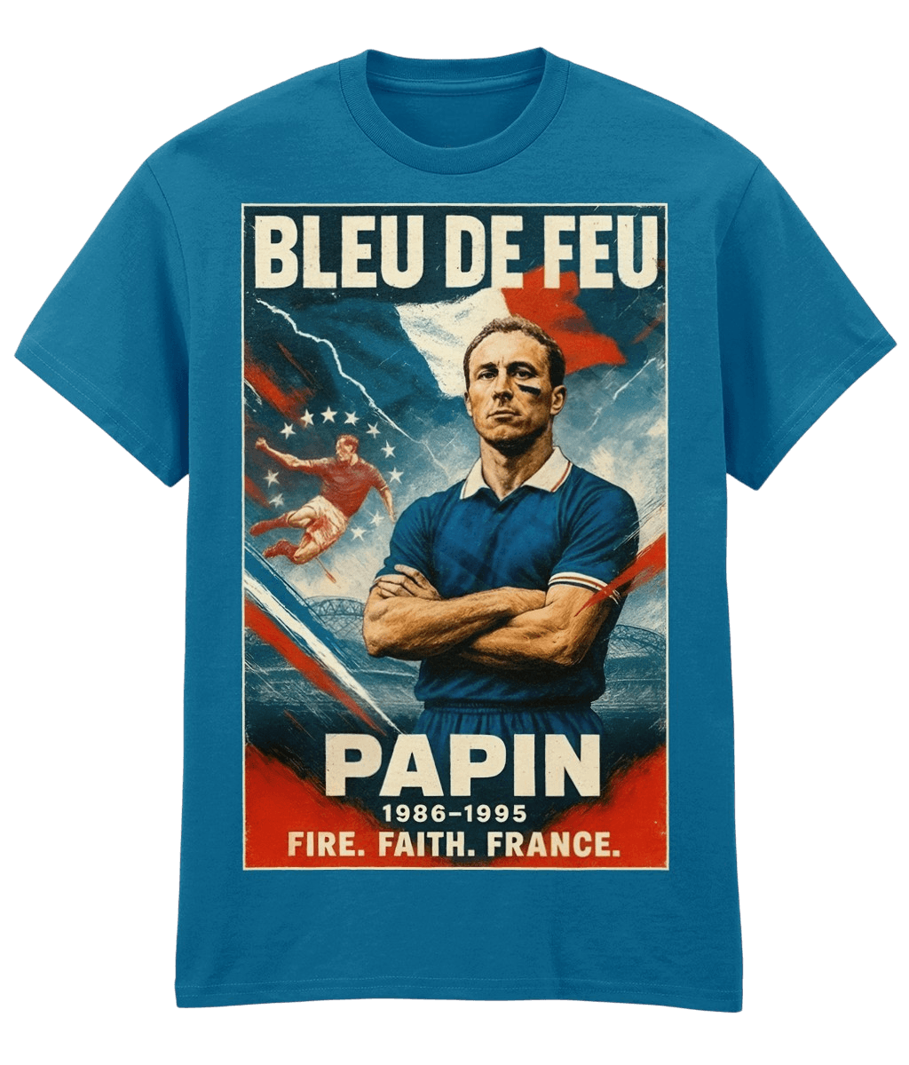 PAPIN Bleu De Feu Blue Fanart T-shirt