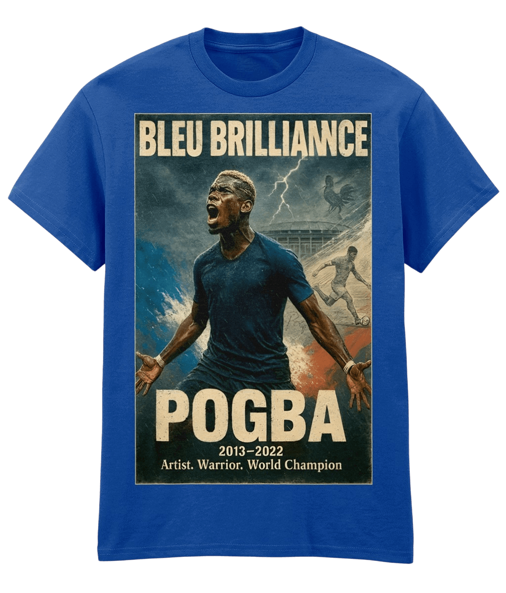 POGBA Bleu Brilliance Blue Fanart T-shirt