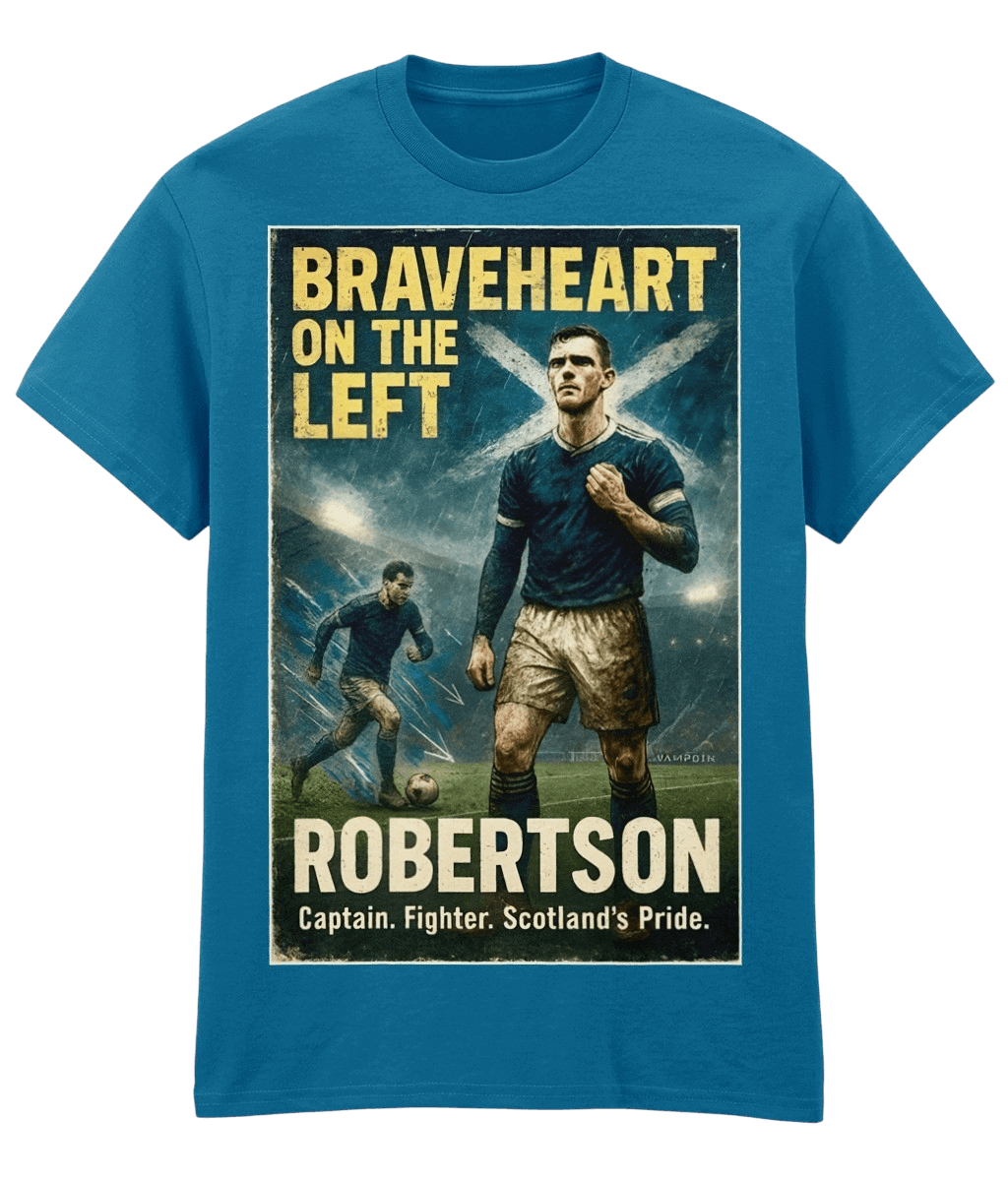 ROBERTSON Braveheart On The Left Blue Fanart T-shirt