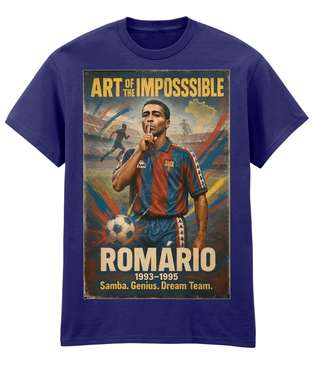 Romário Art Of The Impossible Barcelona Blue T-shirt