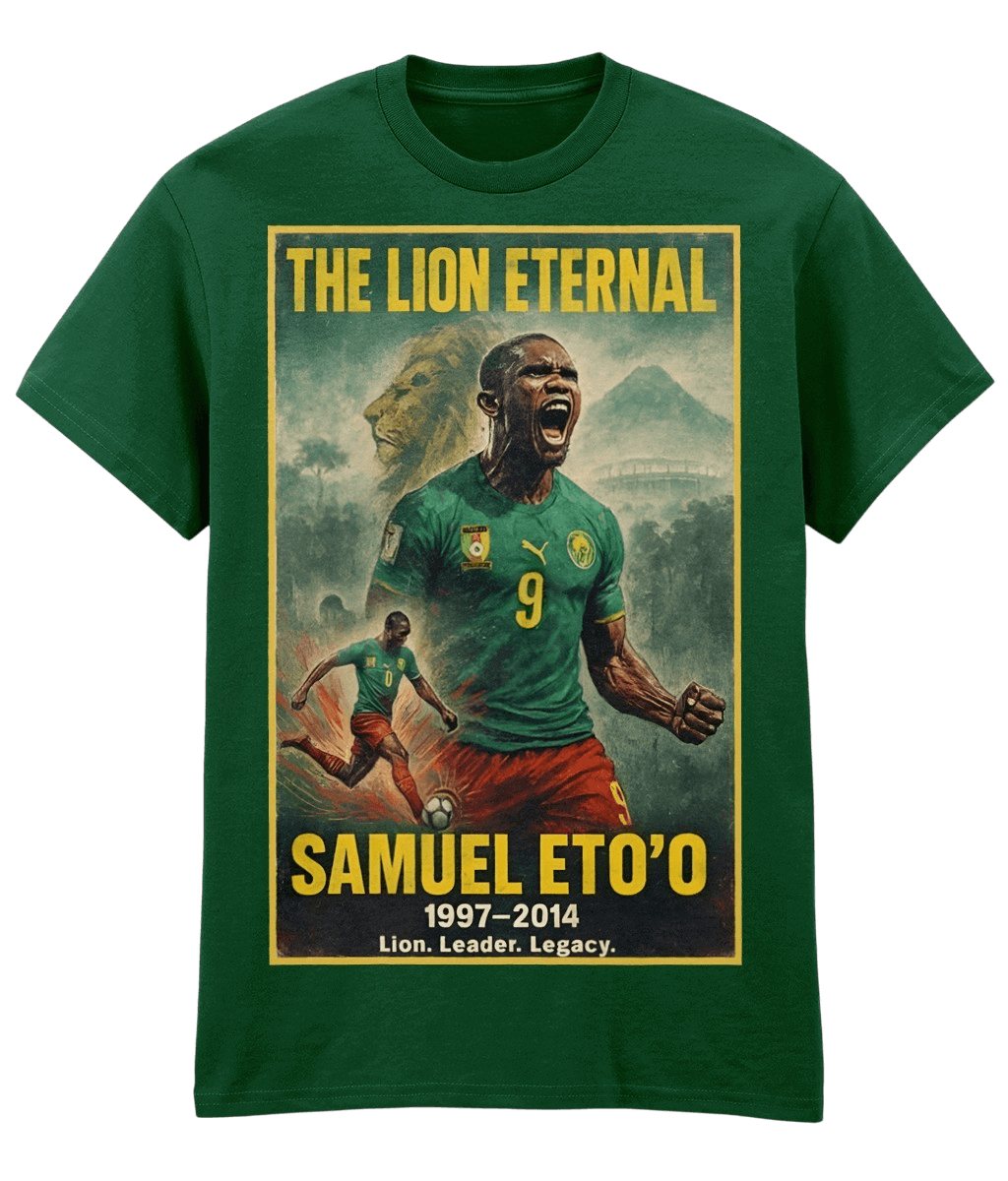 Samuel Eto'o The Lion Eternal Green Fanart T-shirt
