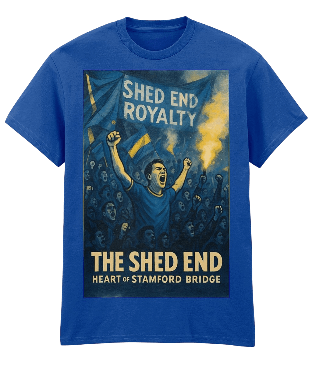 The Shed End Blue Fanart T-shirt