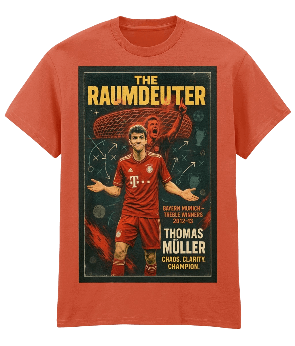 Thomas Muller The Raumdeuter Red Fanart T-shirt