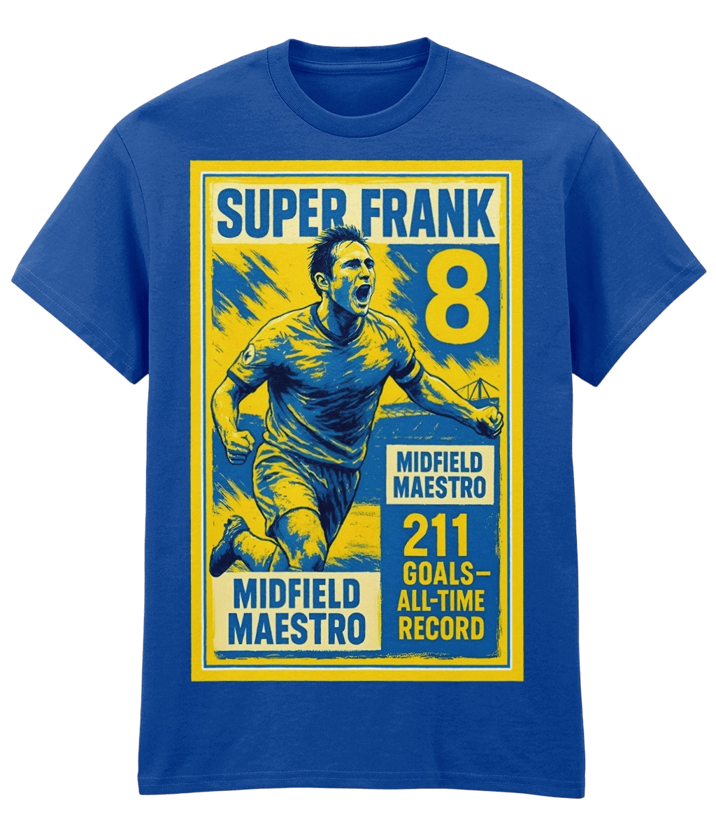 Super Frank Midfield Maestro Blue Fanart T-shirt